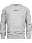 Indicode Herren INKorbin Sweatshirt mit Rundhals-Ausschnitt Lt Grey Mix