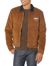 Brand Jeans Men's Corduroy Zip Jacket, Tumeric