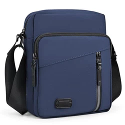 Lanvixo Umhängetasche Schultertasche Herren Herrentasche Messenger Bag (mit Multi Tasche) Blau