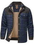 Mr.Stream Herren Thermohemd Winterjacke Hoody (3252) Dunkelblau (3251)