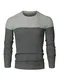 Elegancity Herren Pullover Schwarz Rundhalsausschnitt Winter Strickpullover Slim Fit Feinstrick Pulli Warm Sweater XL