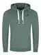 riverso Herren Kapuzenpullover RIVLinus Hoodie Sweatshirt Pullover Kapuze Kängurutaschen Regular Fit Einfarbig Baumwolle Grün, Größe:M, Farbe:Forest Green