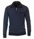 Casa Moda Herren Sweat- Troyer mit Zip rot - 3XL