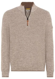Herren Feinstrick Troyer aus Baumwollmix Beige menswear-3XL