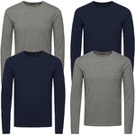 JACK & JONES Herren Langarmshirt Core O-Neck hxl.1f