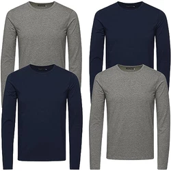 JACK & JONES Herren Langarmshirt Core O-Neck hxl.1f