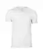 True Classic Herren V-Ausschnitt T-Shirt mit kurzen Ärmeln, 1er-Pack - Weiß, L