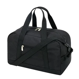Klein Mini Reisetasche, Sporttasche 18L Small Duffel Bag XS, Schulsporttasche, Weekender, Fitnesstasche 35x20x25cm -Schwarz