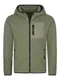 riverso Herren Kapuzenjacke RIVHenning Regular Fit Hoodie Jacke Reißverschluss Fleece Jacke Sweatjacke Kapuzenjacke Kapuze Fleecejacke Grün M, Größe:M, Farbe:Ivy Olive