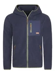 riverso Herren Kapuzenjacke RIVHenning Regular Fit Hoodie Jacke Reißverschluss Fleecejacke Blau/Navy