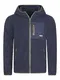 riverso Herren Kapuzenjacke RIVHenning Regular Fit Hoodie Jacke Reißverschluss Fleece Jacke Sweatjacke Kapuzenjacke Kapuze Fleecejacke Blau M, Größe:M, Farbe:Navy