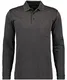 RAGMAN Herren Long & Tall Softknit-Polo mit Brusttasche, Langarm 3XT, Anthrazit-019