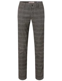 Herren Bundfaltenhose Lyon Futureflex Männer 0 Tapered Fit Sharkgray 9102 33W - 32L