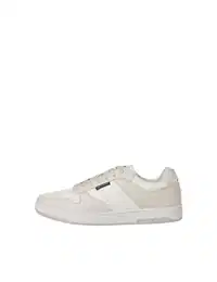 JACK&JONES Herren JFWJAM LO NOOS Sneaker, Moonbeam/Detail:Marshmallow, 41 EU