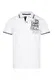 Camp David Herren Pikee-Polo mit Label-Applikationen Opticwhite M