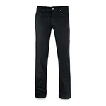 JEEL Herren-Jeans Regular Fit Straight Cut Basic Washed Schwarz