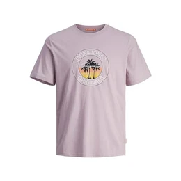 JACK&JONES Herren JORCASEY Tee SS Crew Neck T-Shirt, Lavender Frost, M