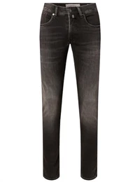 Herren Jeans Antibes Futureflex Männer Hose Slim Fit Used Washed Black Used Buffies 9814 38W - 32L