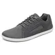 SAGUARO Barfußschuhe Luck Ⅰ- Barfussschuhe Herren Barfuss Schuhe Damen Fitnessschuhe Zehenschuhe Freizeitschuhe Leicht Barfusslaufschuhe Indoor Barefoot Shoes mit Wide Toe Box DuckStride Grau,Gr.42