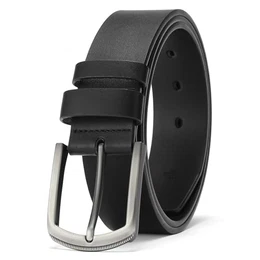 Ledergürtel Herren, Gürtel Herren 38 mm Breit, Gürtel für Herren Jeans und Business Anzug mit Geschenkbox Belt