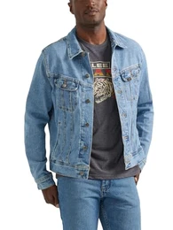 Herren Legendary Classic Rider Jacket Jeansjacke, Blue Solo, M