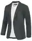 PJ PAUL JONES Jersey Blazer Herren Sportlich Regular Fit Modern Freizeit Anzugjacke für Hochzeit (Dunkelgrau, L)