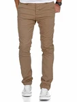 REPUBLIX Herren Regular Slim Stretch Chino Hose Fit R7009 Beige REPUBLIX Herren Regular Slim Stretch Chino Hose Fit R7009 Beige