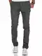 REPUBLIX Herren Regular Slim Stretch Chino Hose Fit R7009 Dunkelgrau W32/L32