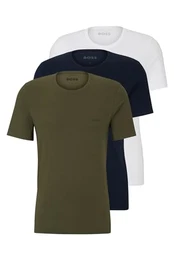 Herren TShirtRN 3P Classic Dreier-Pack T-Shirts mit Logo-Stickerei Hellgrün M