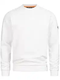 Herren INAvant Sweatshirt mit Rundhalsausschnitt Herrenpulli Sweater Pullover Männer Offwhite M