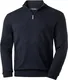 Royal Spencer Herrenpullover aus Kaschmir-Seide in Bordeaux, mit kurzem Reißverschluss, für Anlässe aus Business & Freizeit, angenehmes Tragegefühl, Dunkelblau, 3XL