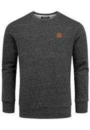 Herren Basic College Sweatjacke Pullover Hoodie Sweatshirt 4070 Schwarz M