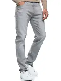 Herren INSantino Jeanshose aus 99% Baumwolle Denim Stretch Jeans Männer LT Grey Cloud 32/32