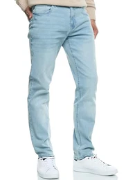 Herren INSantino Jeanshose aus 99% Baumwolle Denim Stretch Jeans Männer Light Cloud 32/32