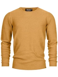 Indicode Herren Loakim Klassischer Strickpullover mit Rundhalsausschnitt 