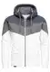 Amaci&Sons Sweatjacke Kapuzenpullover Herren Pullover Hoodie Zipper Jacke 4069 Blau/Anthrazit/Weiß M