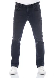 LTB Herren Jeans Hose PaulX Straight Fit Jeanshose Basic Baumwolle Denim Stretch Schwarz w28 w29 w30 w31 w32 w33 w34 w36 w38 w40, Farbvariante:Wolf Black Wash (54914), Größe:33W / 32L