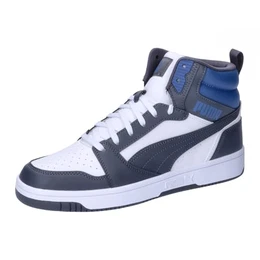 Unisex Rebound v6 Sneaker, White-Galactic Gray-Clyde Royal, 40 EU