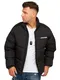JACK & JONES Herren JCOINFINITY Winterjacke Steppjacke Streetwear Black/Style 2 XL