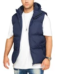 behype. Herren Weste mit Kapuze J17 Navy (J17)