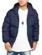 behype. Herren warme Winterjacke mit Kapuze Steppjacke Puffer-Jacke J14-Navy-M