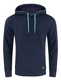 Hoodie Herren Regular Fit RIVSandro Kapuzenpullover Pullover Beige M, Größe:M, Farbe:Navy