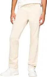Herren Chino Hose TJM Austin Lightweight Chino Slim Fit, Elfenbein (Newsprint), 32W/32L