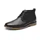 Bruno Marc Herren Chukka Boots Stiefelette Kleiden Wasserdicht Lederstiefel Schnürstiefel,Size 41,Schwarz,Chukka-1