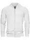 Indicode Herren INWestmoon Strickjacke mit Stehkragen   Fein-Strick Cardigan aus 100% Baumwolle Lt Grey Mix M