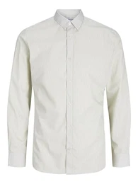 Herren Jjjoe Print Shirt Ls Aw24 Freizeithemd, Crockery, M