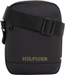 TH MONOTYPE PU MINI REPORTER Umhängetasche Herren, Schwarz (Black), OS
