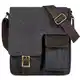 Kasgo Umhängetasche Herren, Wasserabweisend Vintage Segeltuch Herrentasche Schultertasche Klassische Kuriertasche Damen Crossbody für Arbeit Schule Reisen Dunkelgrau