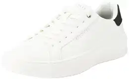 Herren Platform, White Duraleather, 41 EU