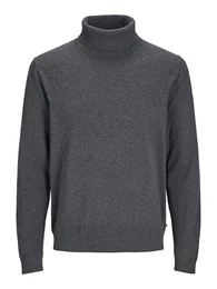 Male Rollkragenpullover Einfarbig Rollkragenpullover